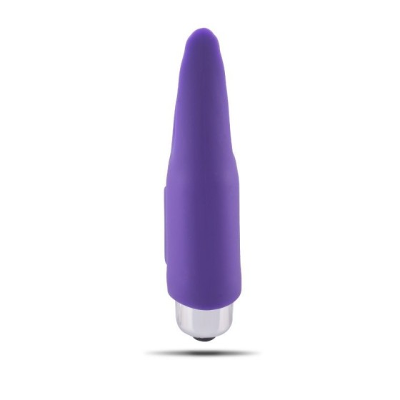 Mini vibratore realistico vaginale anale in silicone fallo vibrante finger fan
