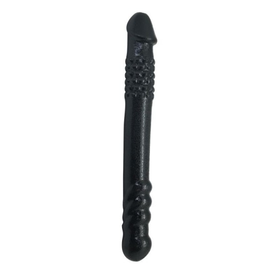 Fallo vaginale realistico nero dildo doppio per donna e coppia the black cock