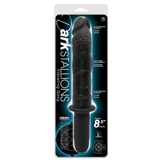 vibratore maxi fallo vaginale anale Dark Stallions 8,5