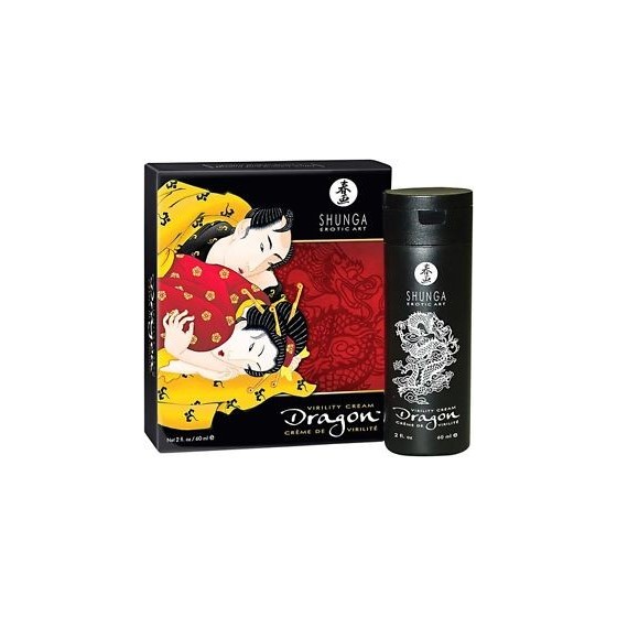 Crema gel per il pene xxl migliore erezione shunga dragon virility lubrificante stimolante 60 ml