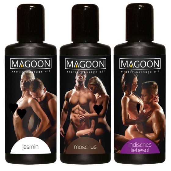 Magoon set di 3 oli da massaggio 50 ml