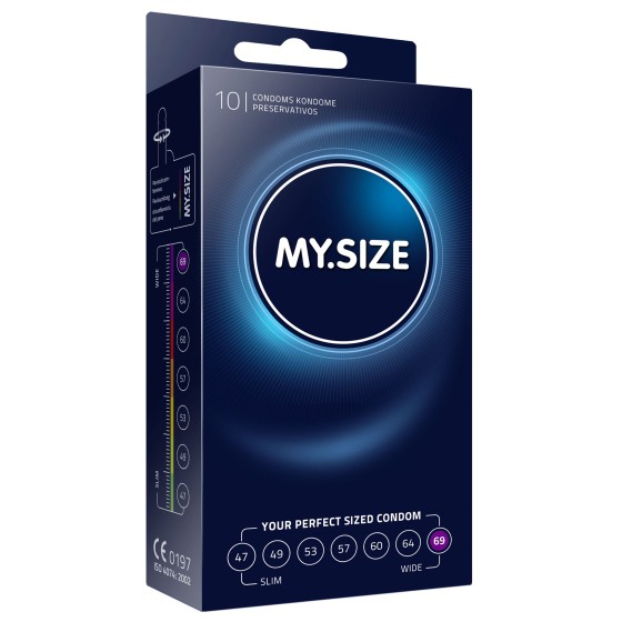 Profilattici MY.SIZE 69mm Condoms 10 pz