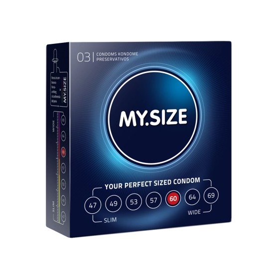 Preservativi MY.SIZE 60mm Condoms 3pcs