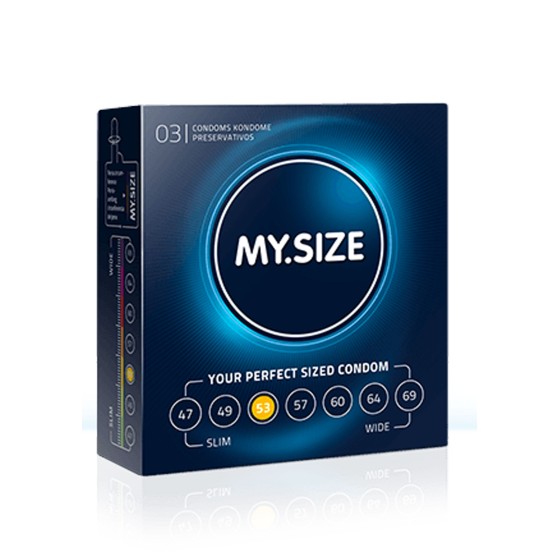 Preservativi MY.SIZE 53mm Condoms 3pcs