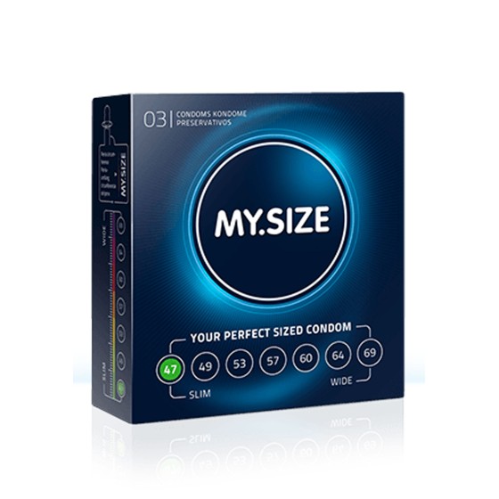 Preservativi MY.SIZE 47 mm Condoms 3pcs