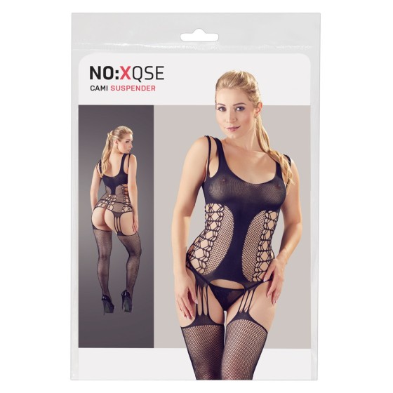 Bodystocking sexy donna tutina con perizoma Cami Suspender Set