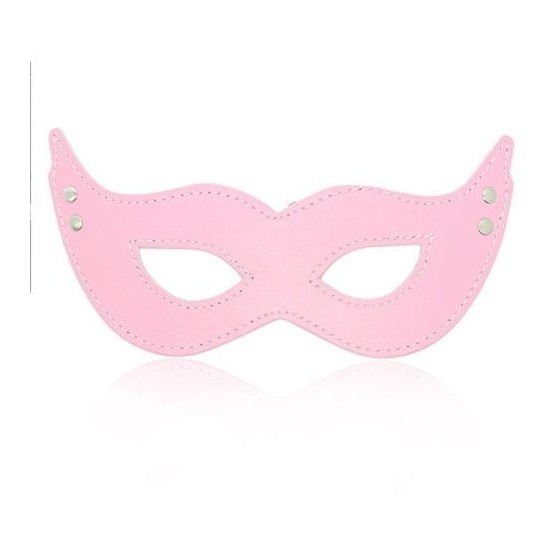 Mistery mask pink maschera rosa bondage fetish sexy bane neutra per uomo e donna