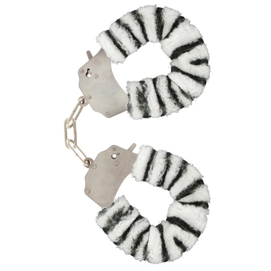 manette Furry Fun Cuffs zebra